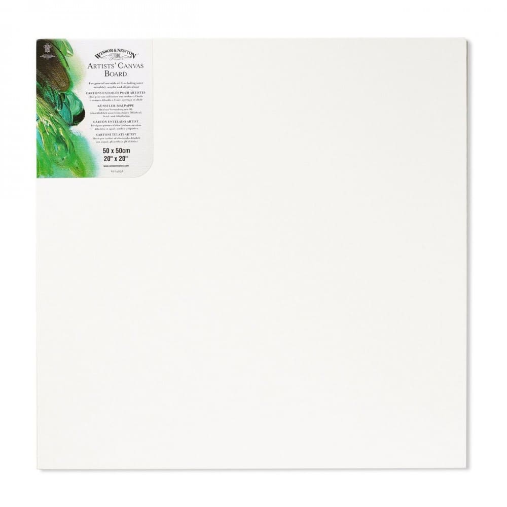 cartão telado para pintura 50x50cm winsor & newton